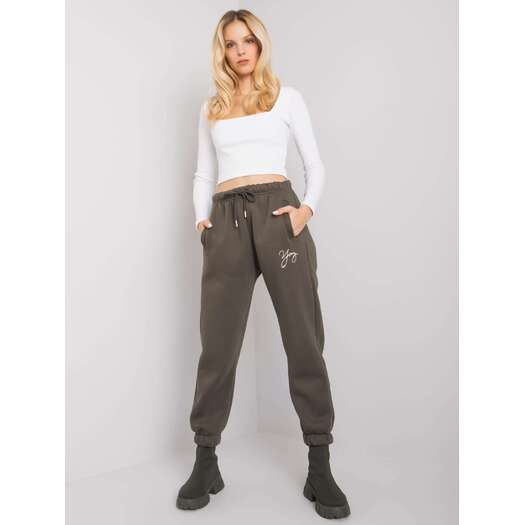 Sportinės kelnės - RV-DR-7275.24P - tamsi chaki