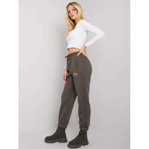 Sportinės kelnės - RV-DR-7275.24P - tamsi chaki