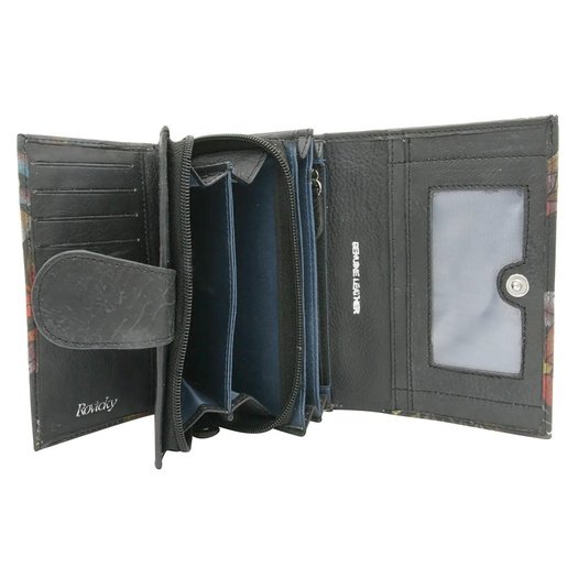 Multicolour Genuine Leather Women's Wallet Rovicky R-N19-ART-21