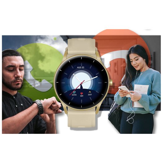 Išmanusis laikrodis unisex GRAVITY GT2-4 - BLUETOOTH,  (sg019d)