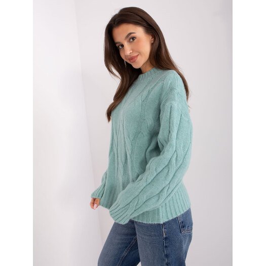 Sweter-AT-SW-0146.10P-mietowy