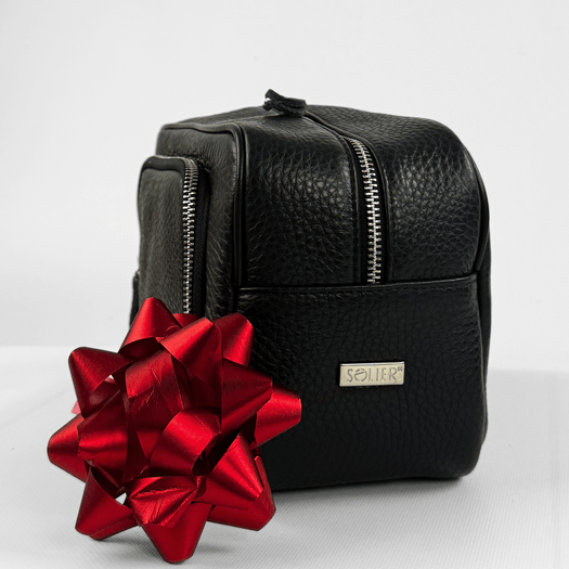 Elegant leather men's beauty bag SOLIER SZETLAND 1