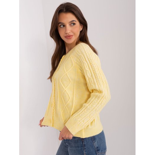 Sweter-AT-SW-2346-2.99P-jasny żółty 2