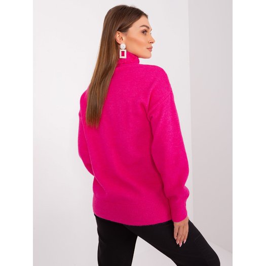 Sweter-AT-SW-23401.97P-fuksjowy 1