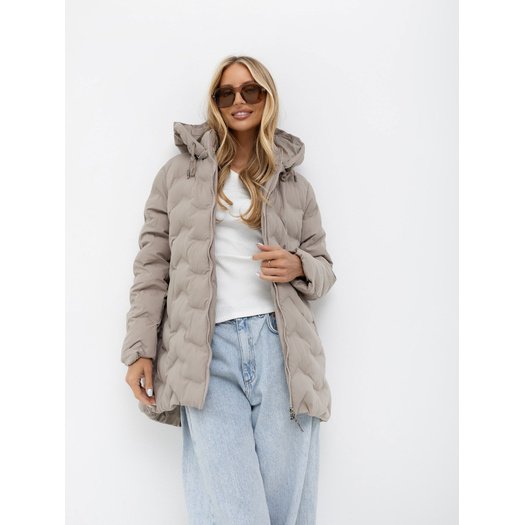 Striukė moterims-NM-KR-P22-6632-62.00P-ciemny bezowy