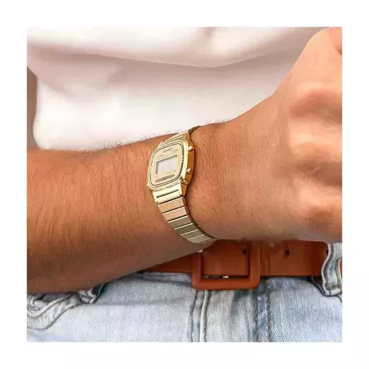 Laikrodis moterims CASIO LA-670WG-9 (zd597d) + BOX