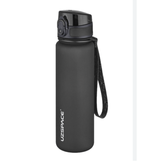 Gertuvė UZSPACE TRITAN  500 ml, plastikas be BPA - 3026-BLACK