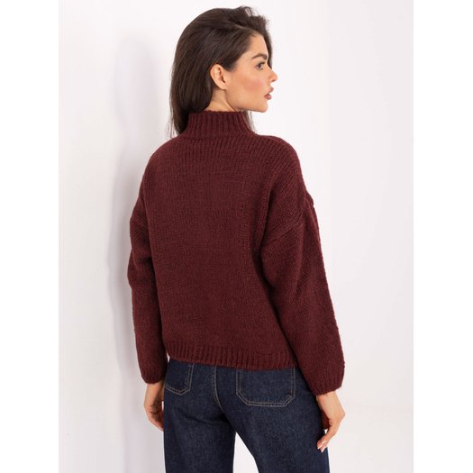 Sweter-MI-SW-WM218.02-bordowy 1