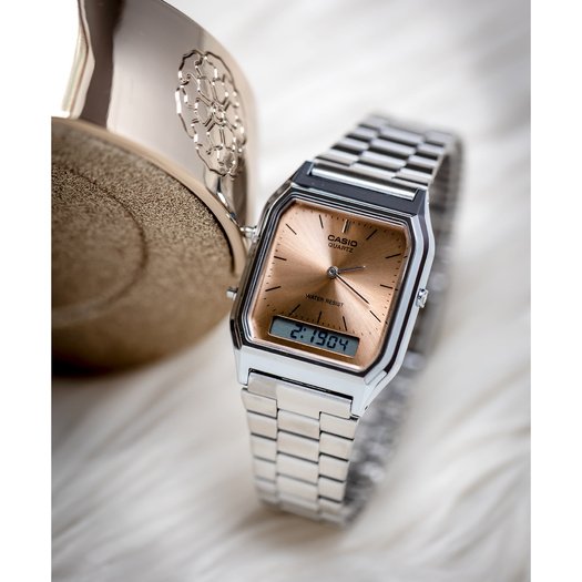 ZEGAREK UNISEX CASIO Vintage  AQ-230A-4AMQYDF + BOX 4