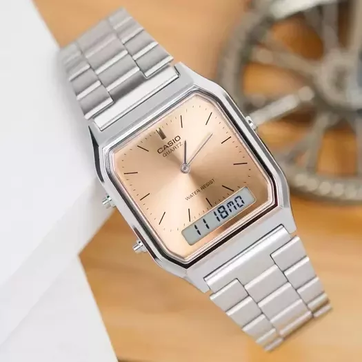 ZEGAREK UNISEX CASIO Vintage  AQ-230A-4AMQYDF + BOX