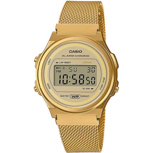 Laikrodis moterims Casio Vintage 37mm A171WEMG-9A + BOX (zd645a0