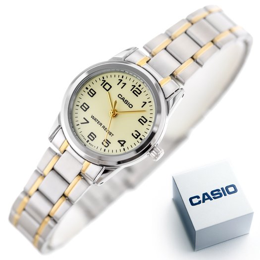 ZEGAREK DAMSKI CASIO  LTP-V001SG-9B + BOX