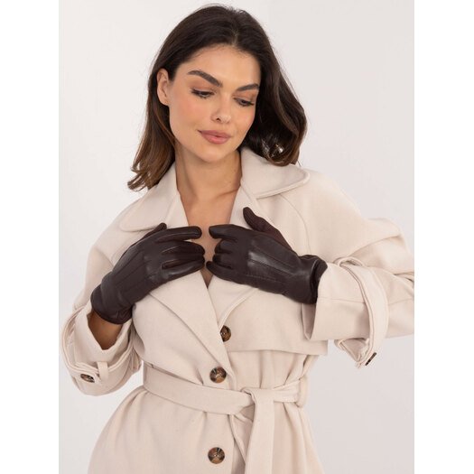 Rękawiczki-AT-RK-239804.86-ciemny brązowy 4