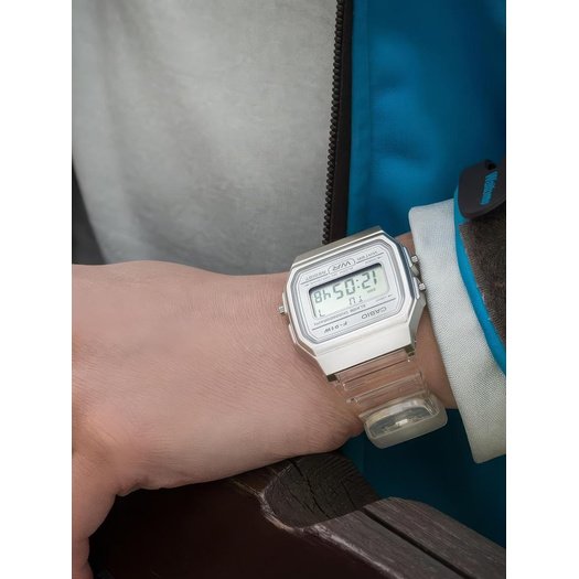 Laikrodis moterims Casio Retro Vintage F-91WS-7 (zd648c) + BOX