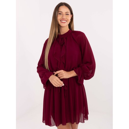 Sukienka-MI-SK-A1554.26-bordowy 4