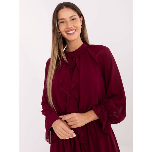 Sukienka-MI-SK-A1554.26-bordowy 3