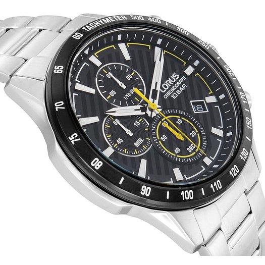 Zegarek Męski Lorus Chronograph 45 mm RM331GX9 + BOX