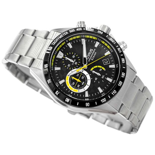 Zegarek Męski Lorus Chronograph 45 mm RM331GX9 + BOX