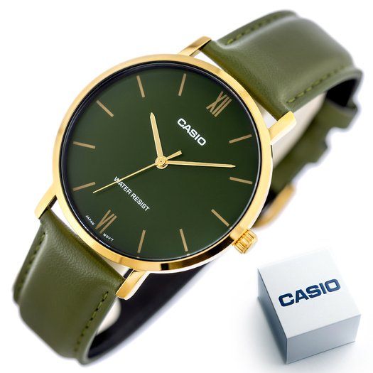 ZEGAREK MĘSKI CASIO MTP-VT01GL-3B + BOX