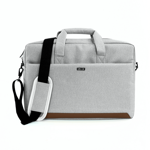 Torba na laptopa materiałowa Solier SM01 Venga r&oacute;żowa 2