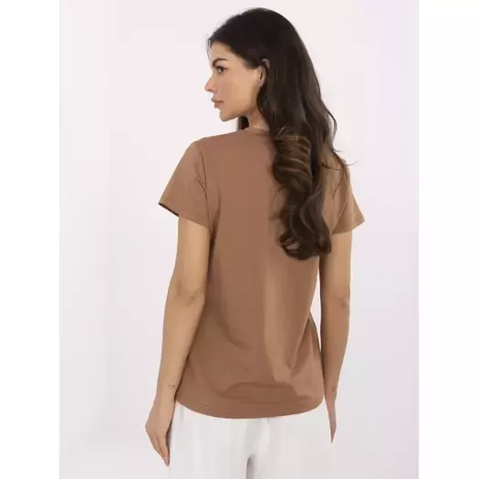 T-shirt-CLM-TS-1726.87-jasny brązowy