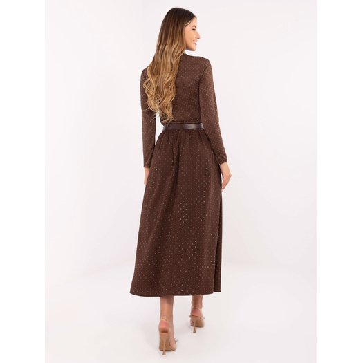 Spódnica-DHJ-SD-19720-1.32-ciemny brązowy 2