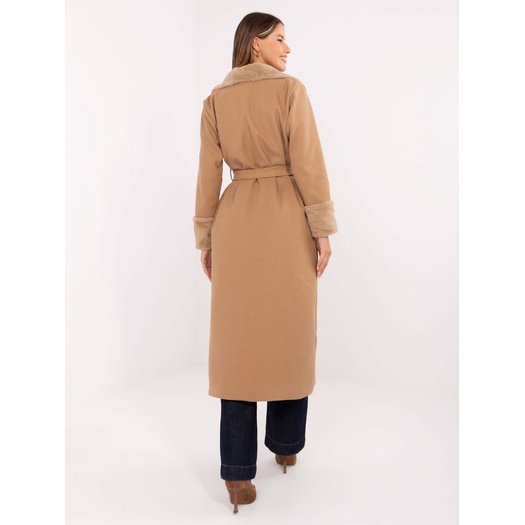 Płaszcz-IT-PL-4602.01P-camelowy 1