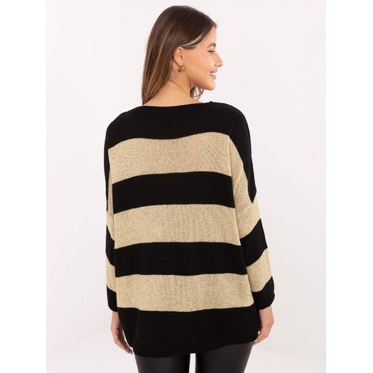 Sweter-MI-SW-2909.55-czarno-złoty