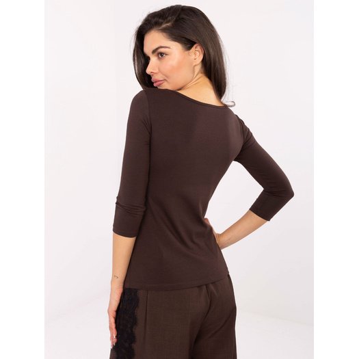 Bluzka-RV-BZ-4690.13-ciemny brązowy 2
