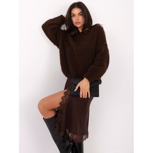 Sweter-IT-SW-72806.75-ciemny brązowy 2