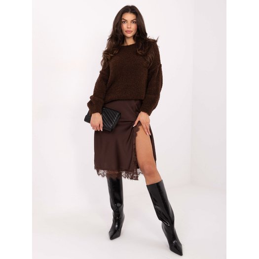 Sweter-IT-SW-72806.75-ciemny brązowy 1