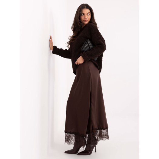 Spódnica-MI-SD-4213-1.94-ciemny brązowy 2