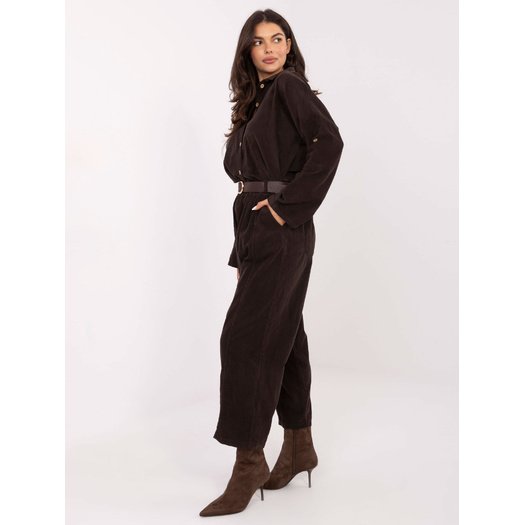 Spodnie-IT-SP-258009.83-ciemny brązowy 3