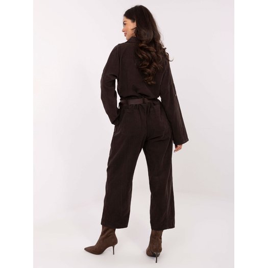 Spodnie-IT-SP-258009.83-ciemny brązowy 2