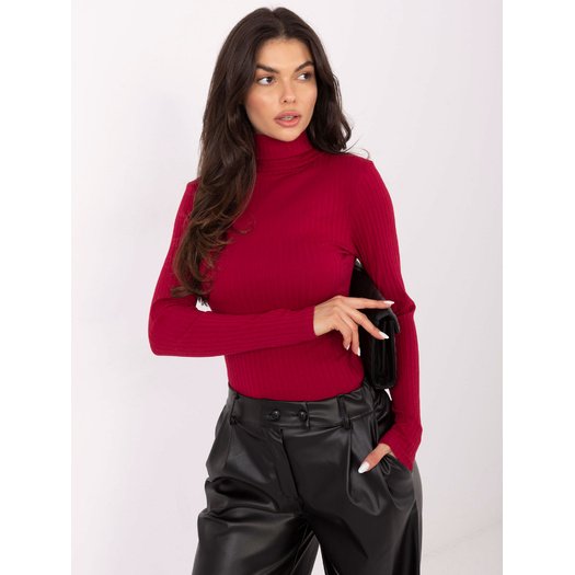 Bluzka-RV-BZ-A1046.75-bordowy 2