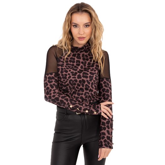 Bluzka-MI-BZ-M776-1.71-czarno-brązowy 2