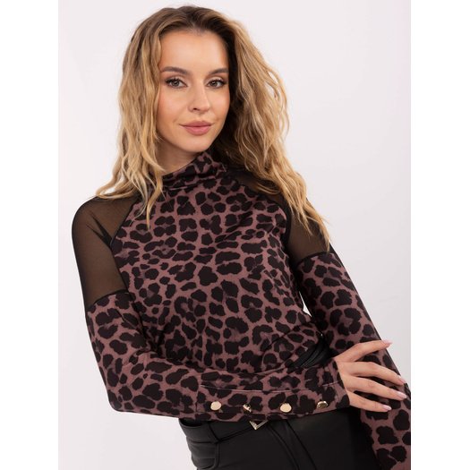 Bluzka-MI-BZ-M776-1.71-czarno-brązowy 4