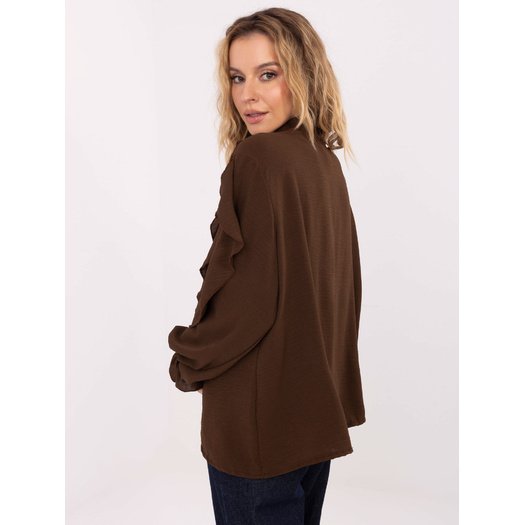 Koszula-MI-KS-92506.52-brązowy 2