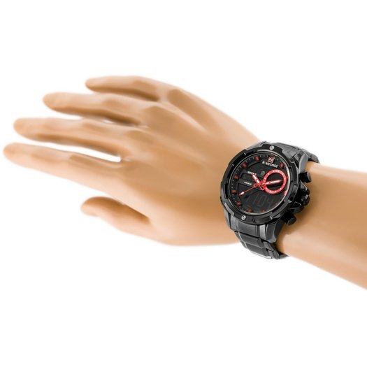 NAVIFORCE MEN S WATCH - NF9120 (zn062c) - black/red