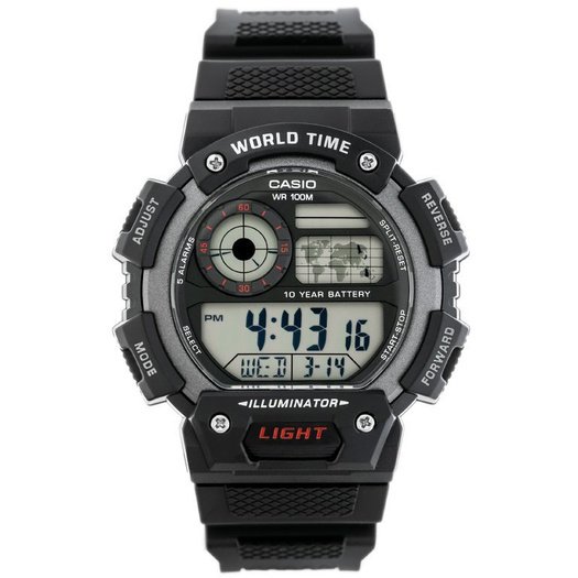 CASIO MEN S WATCH AE-1400WH-1AVDF (zd111a) + BOX