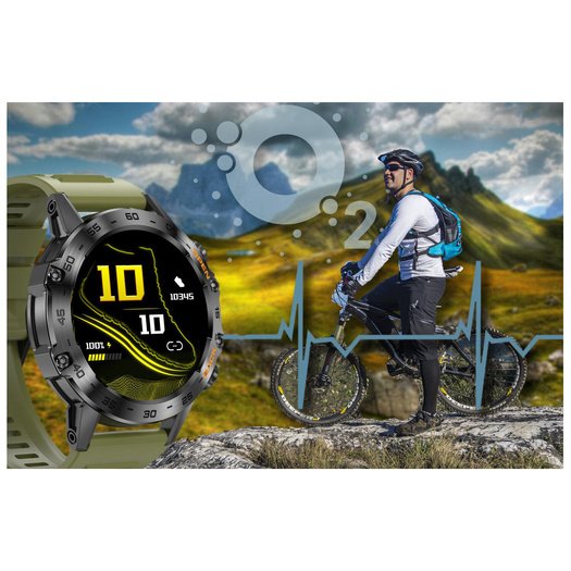 SMARTWATCH MĘSKI GRAVITY GT9-12 - WYKONYWANIE POŁĄCZEŃ, CIŚNIENIOMIERZ (sg021d)