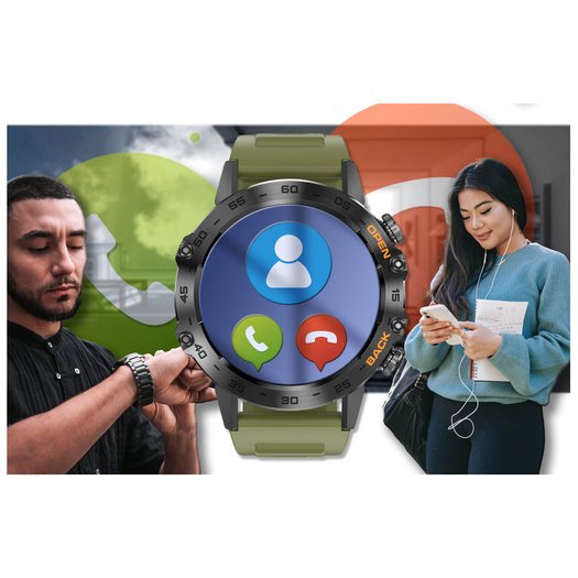 SMARTWATCH MĘSKI GRAVITY GT9-12 - WYKONYWANIE POŁĄCZEŃ, CIŚNIENIOMIERZ (sg021d)
