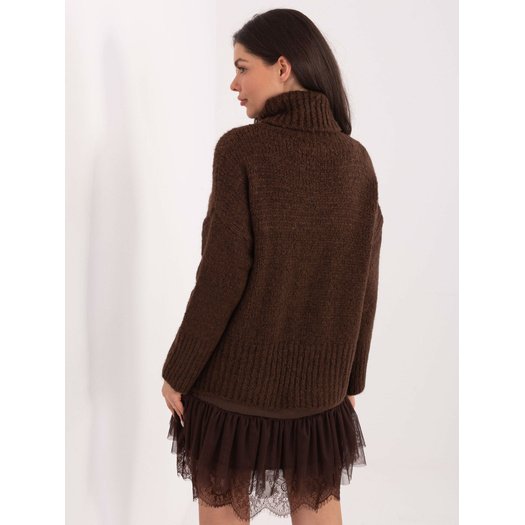 Sweter-CH-SW-72989.68-ciemny brązowy 4