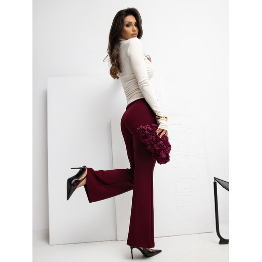 Spodnie dresowe-RV-DR-A1060.03P-bordowy