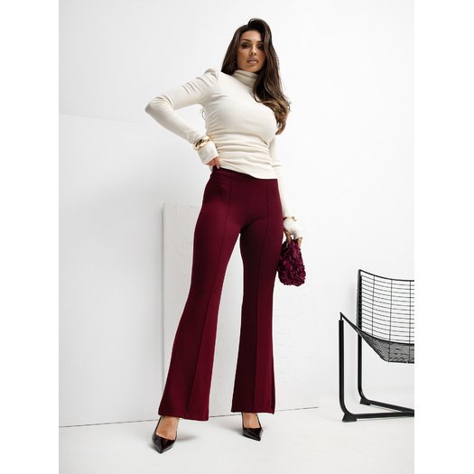 Spodnie dresowe-RV-DR-A1060.03P-bordowy 2