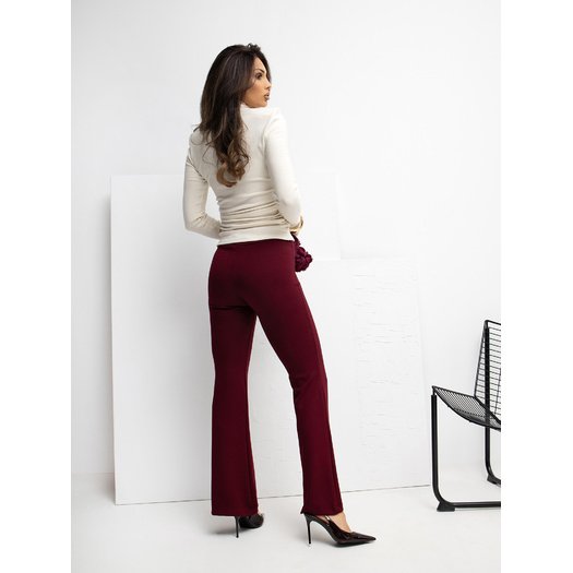 Spodnie dresowe-RV-DR-A1060.03P-bordowy 3