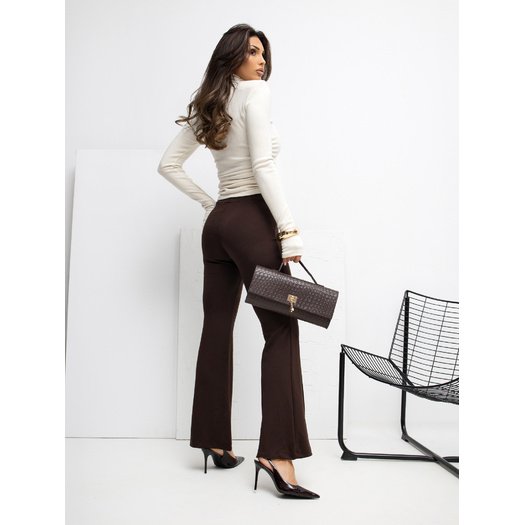 Spodnie dresowe-RV-DR-A1060.03P-ciemny brązowy 1