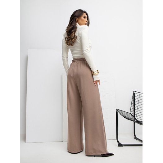 Spodnie dresowe-RV-DR-A1061.80-ciemny bezowy