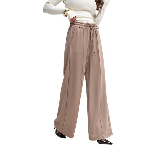 Spodnie dresowe-RV-DR-A1061.80-ciemny bezowy 3