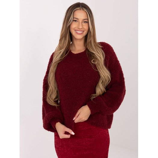 Sweter-CH-SW-72610.62-bordowy